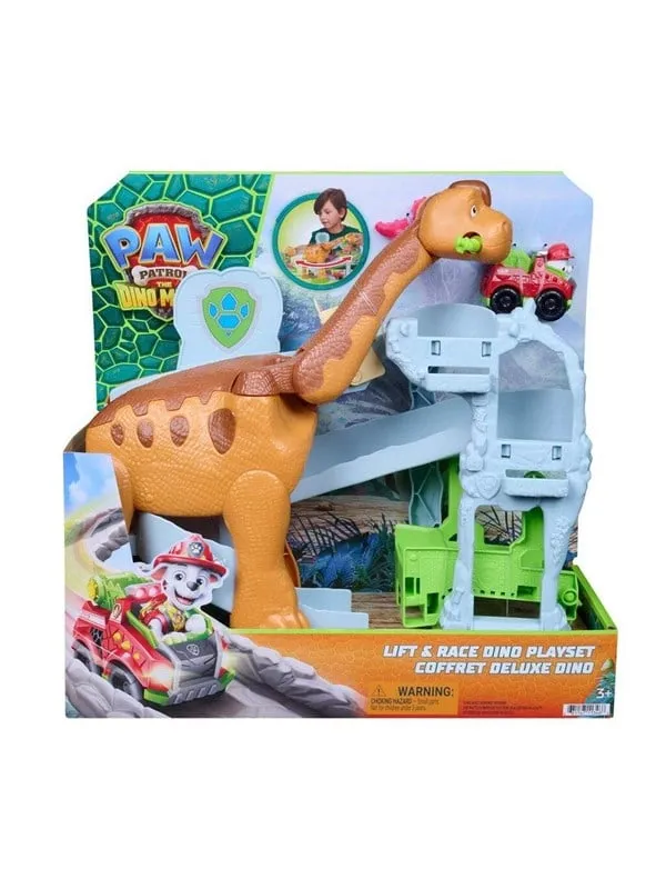 Paw Patrol Dinosaurie-Filmen Dino Pup Squad Lift & Race Fordon