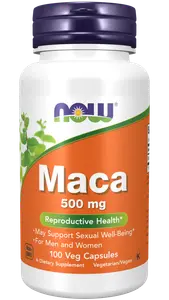 MACA 500 mg 100 vegkapslar NOW