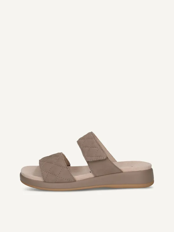 CAPRICE Mule, brown, made of Leather without heel, Size 37