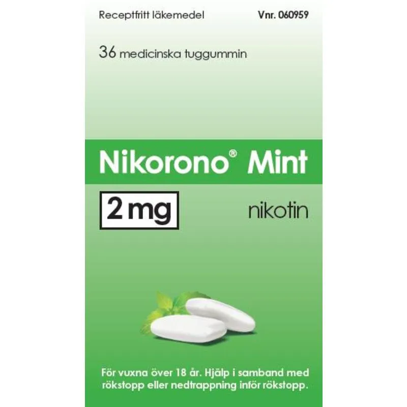 Nikorono Mint 2 mg 36 st