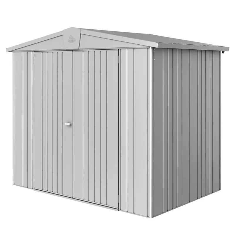 Biohort, Europa trädgårdsskjul storlek 3 metallic silver