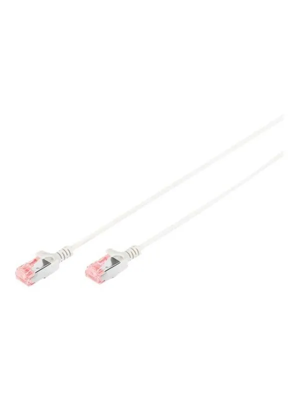 DIGITUS CAT 6 U-FTP Slim Patch Cord - 10m - Grå - 10m