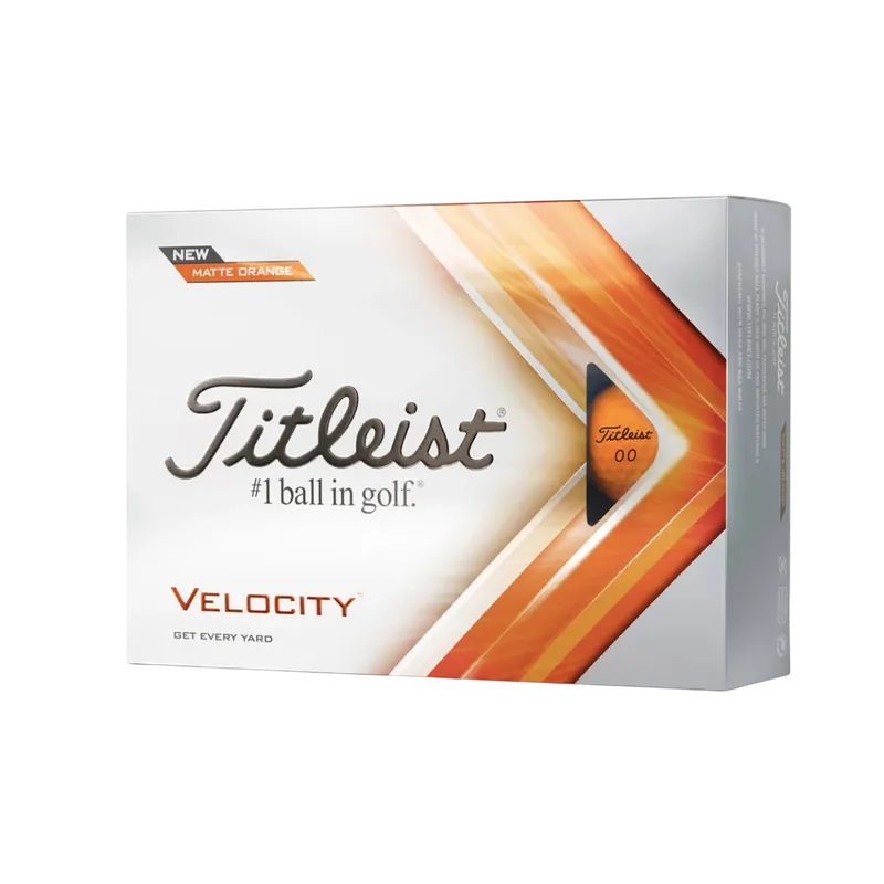 Titleist Velocity Matte Orange