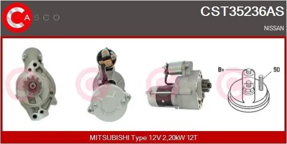 Startmotor CASCO CST35236AS