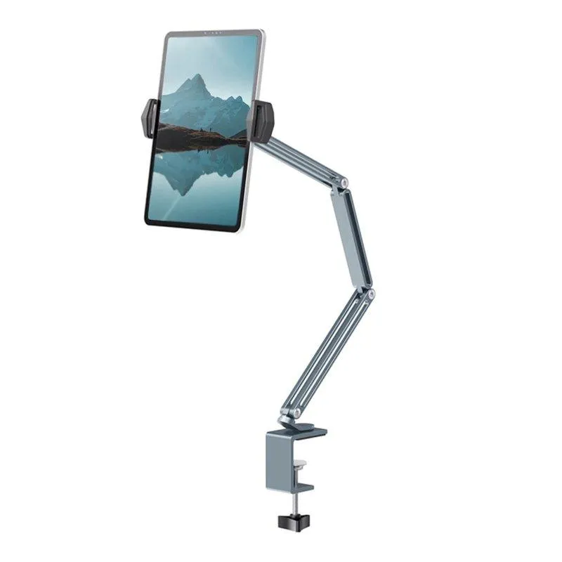 Desire2 Tablet Holder Flex Arm Mount for 12.9″ Silver