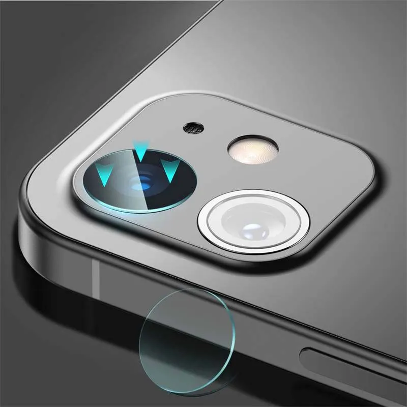 2-Pack Skydd för kameralins 0.25mm – iPhone 12 / iPhone 12 Mini