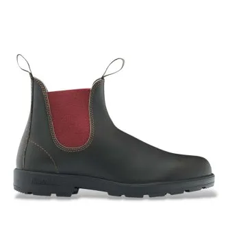 Blundstone för män. 2500 Booties i läder 2500 mörkbrun (39), Hud, Karta, Ingen, Casual