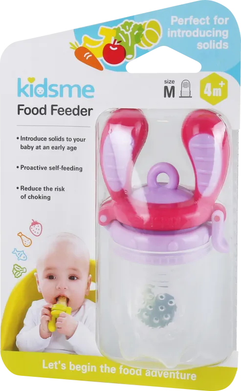 Kidsme foodfeeder lavendel 4m+ (1-p) - (medium) 1 st