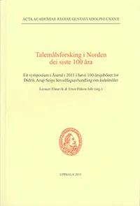 Talemålsforskning i Norden dei siste 100 åra
