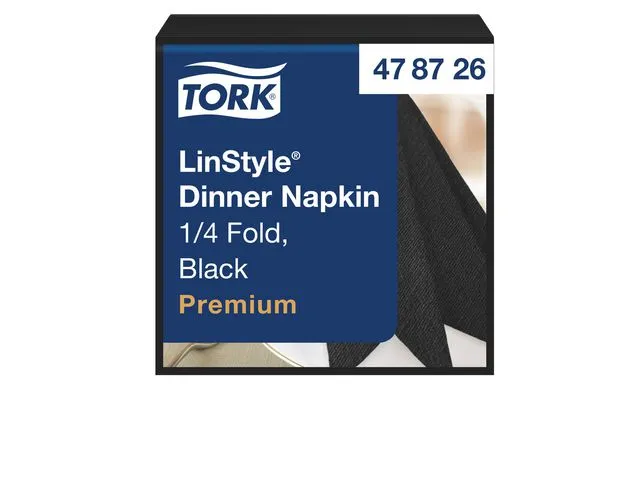 Servett TORK LinStyle Middag svart 50/fp