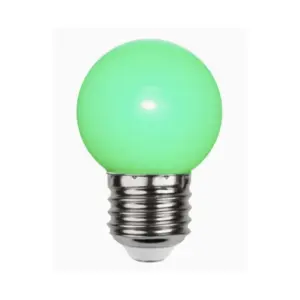 Grön LED E27 Lampa 1W
