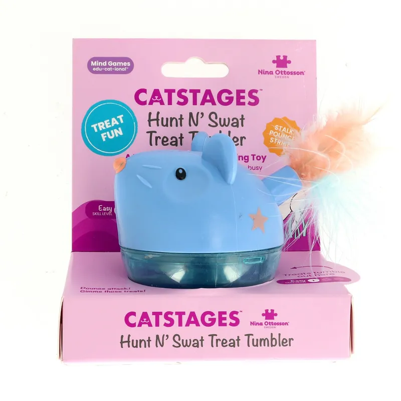Aktiveringsleksak Nina Ottosson Cat Hunt N Swat Treat Tumbler Svårighetsgrad 1