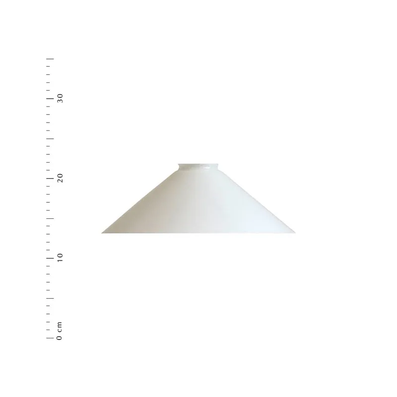 Karlskrona lampfabrik – Skomakarskärm 60/250 – Tillbehör – Vit
