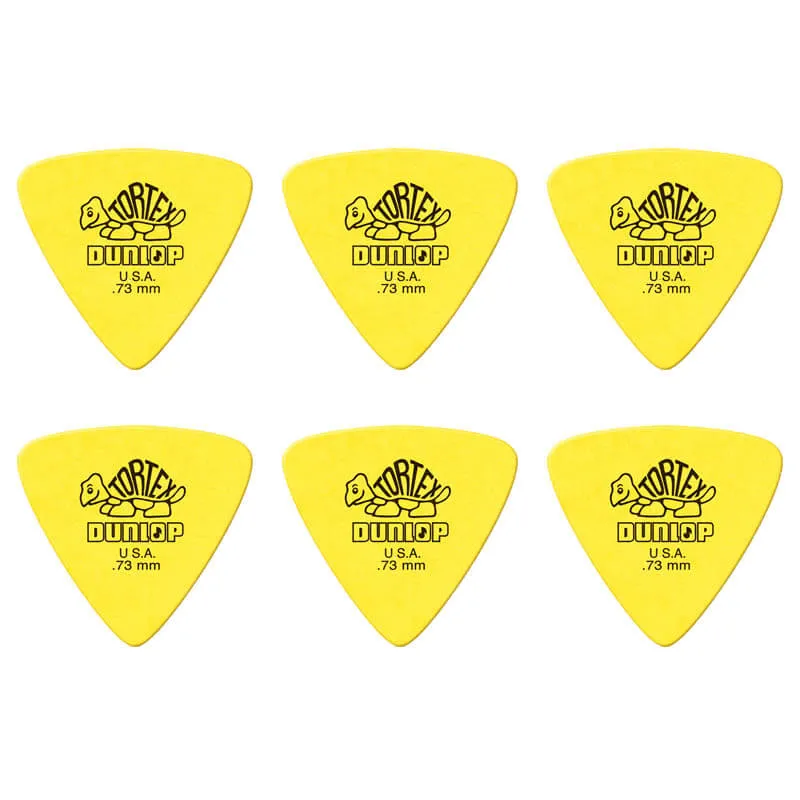 Dunlop Tortex Triangle 0,73 mm plektrum (6 st.)