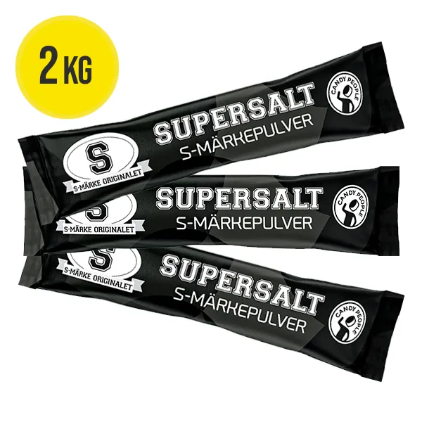S-Märkepulver Supersalt Storpack - 2 kg