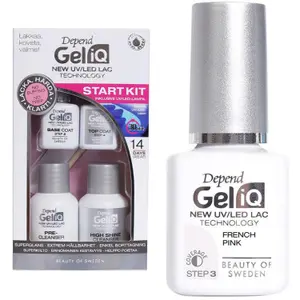 Depend Gel Manicure Essentials Set Start Kit, Less But Better & Bordeaux Lips
