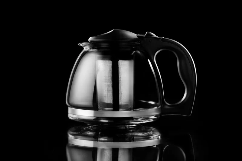 Tekanna i glas med sil 1,45 L
