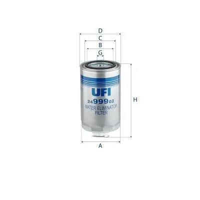 Bränslefilter UFI 24.999.02