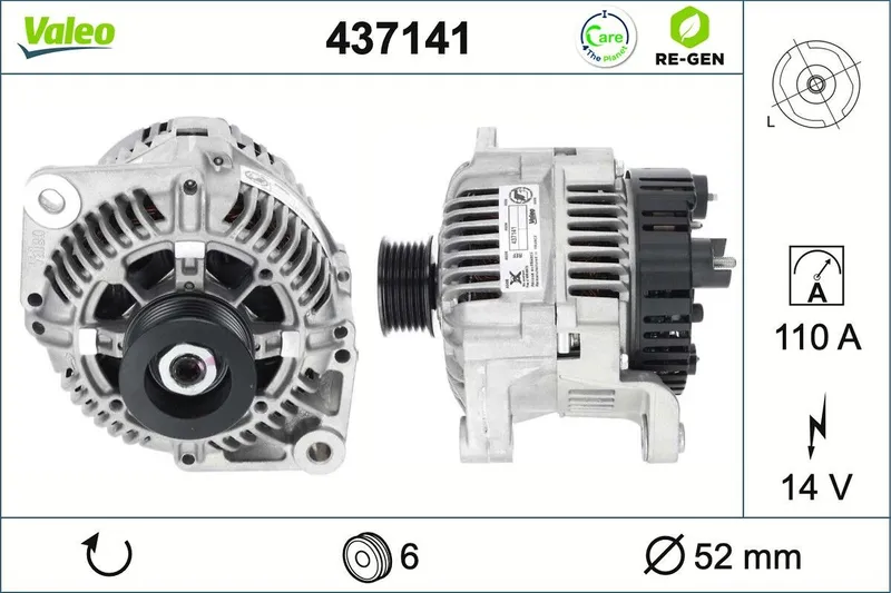 VALEO 437141 Generator