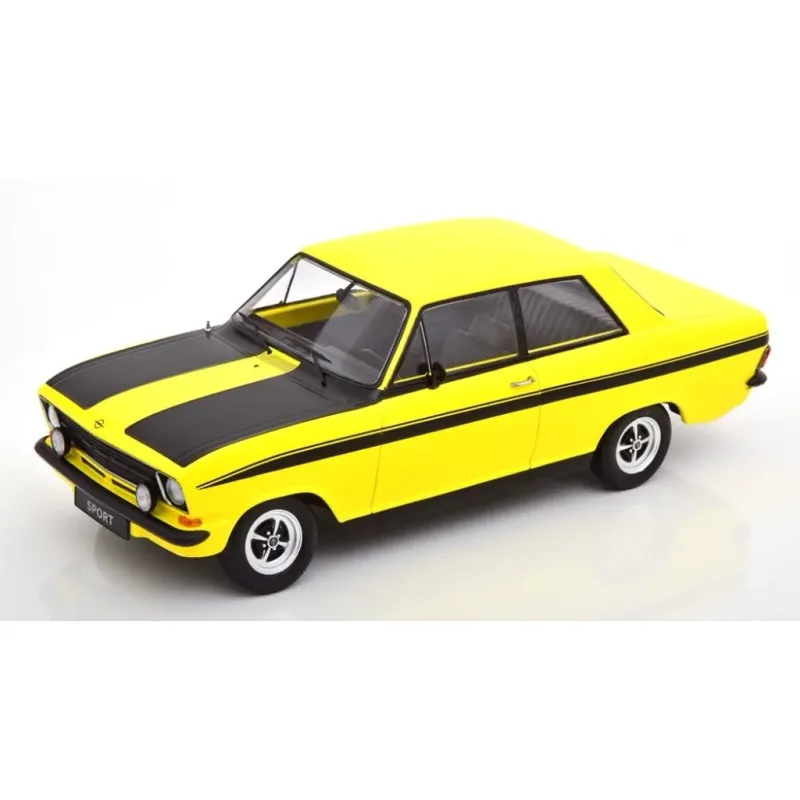 Opel Kadett B Sport – 1973 – Gul / Svart – KK-Scale – 1:18