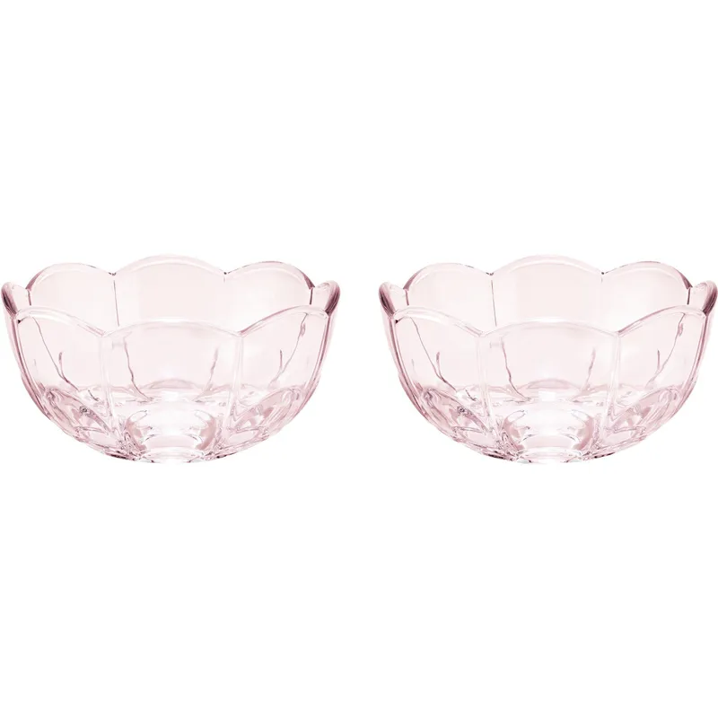 Holmegaard Lily skål Ø13 cm 2-pack Cherry blossom
