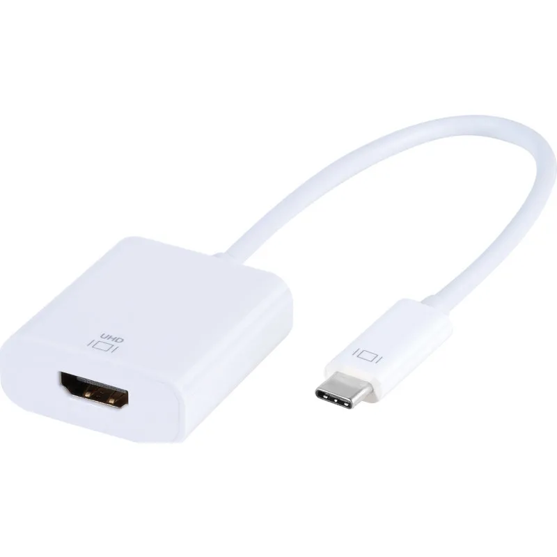 Vivanco Dataadapter USB-C - HDMI 0,15m Vit