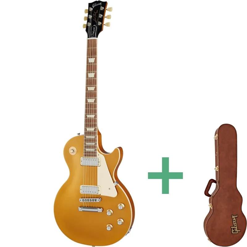 Gibson Les Paul Deluxe 70s elgitarr goldtop