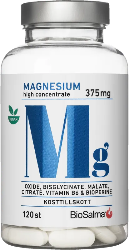 BioSalma Magnesium 375 mg 120 tabletter