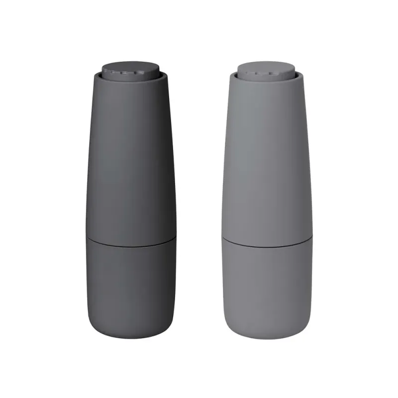 blomus Salpi salt- och pepparkvarn plast Sharkskin-magnet (grå-grå)