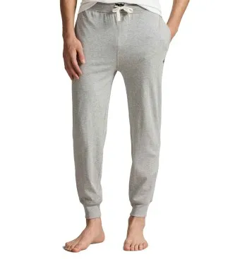 Polo Ralph Lauren för män. 714844763001 Pyjamasjoggers i grå bomullsstickning (M), Hemkläder