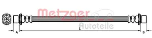 METZGER 4110788 Bromsslang