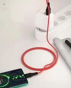 BW-TC19 - USB-Typ-C 5A Kabel 0,9m - Röd