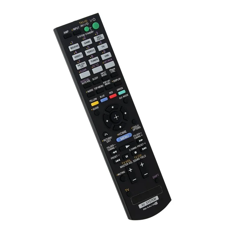 Fjärrkontroll Ersättning för Sony RM-AAU106 AV-receiver System TV