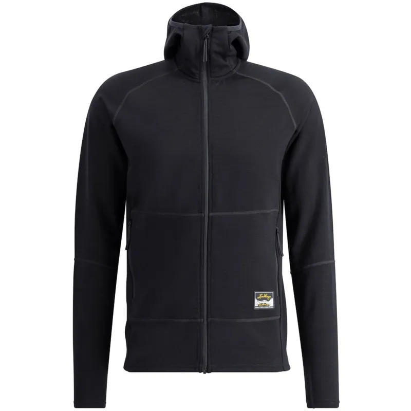 Lundhags Men's Tived Merino Hoodie Black (#6058)