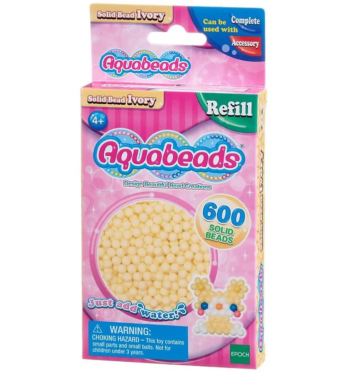Aquabeads Pärlor – 600 st – Ivory