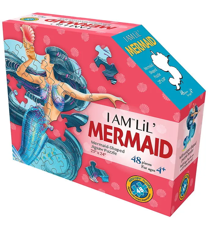 Madd Capp Puzzles Pussel – I Am LiL’ Mermaid – 48 Delar