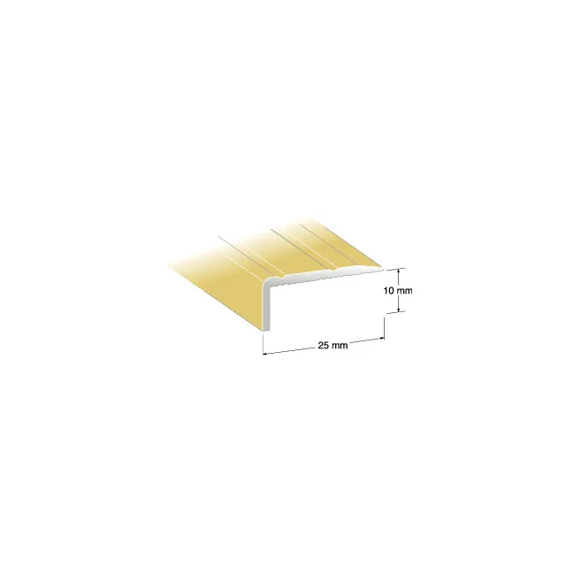 TRÖSKELLIST 10X25MM GULD 200CM NR48 TRÖSKEL-LAM (12) | Beijerbygg Byggmaterial