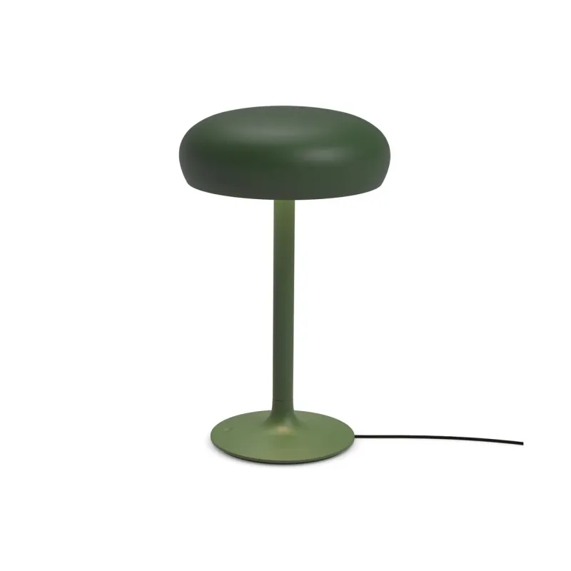 Emendo bordslampa Emerald - PLEASE WAIT to be SEATED – Vardagsrum – Modern – Aluminium – Med lampskärm