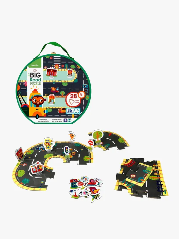 Barbo Toys Min Stora Pussel Väg 200 Bitar