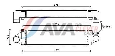 Intercooler AVA COOLING SYSTEMS AUA4219