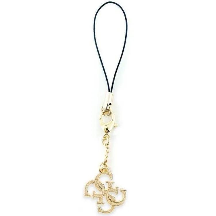 Guess Mobilrem Glitter Charm - Guld