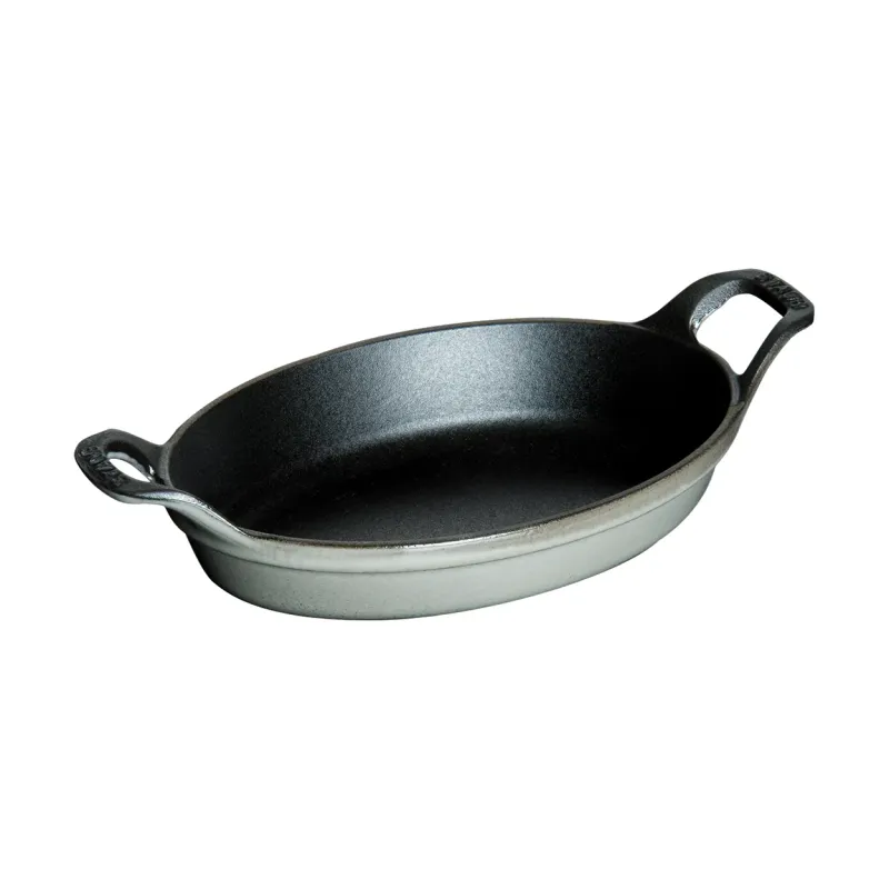STAUB Staub oval ugnsform gjutjärn 15 cm Grafitgrå
