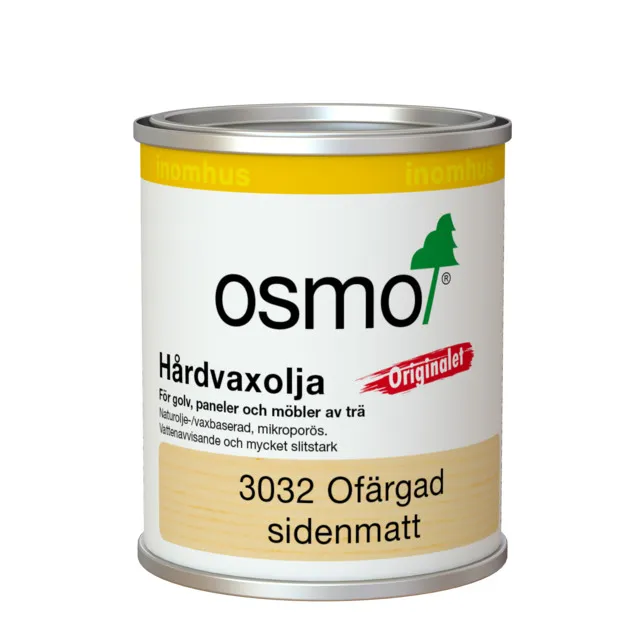 HÅRDVAXOLJA 3032 SIDMATT 0,125 ORIGINALET SIDENMATT 0,125L | Beijerbygg Byggmaterial