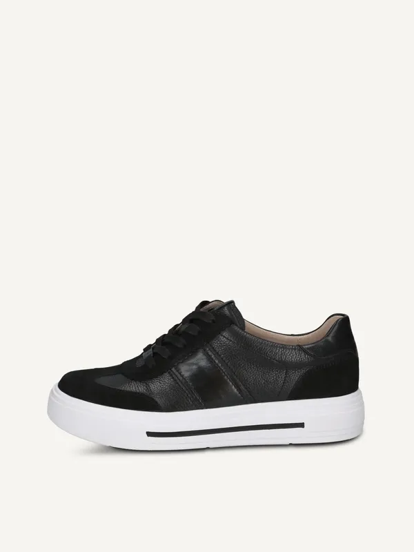 CAPRICE Sneaker, black, made of Leather, Size 37.5