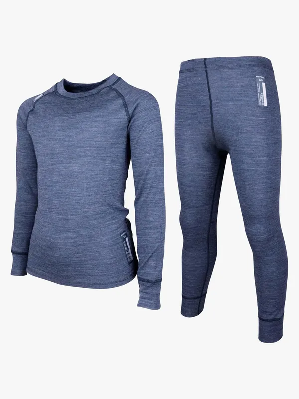 Lindberg Juniors’ Merino Set Orion Blue (#8157)
