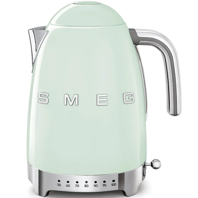 Smeg Smeg 50’s Style vattenkokare med variabel temperatur 1,7 L Pastell grön