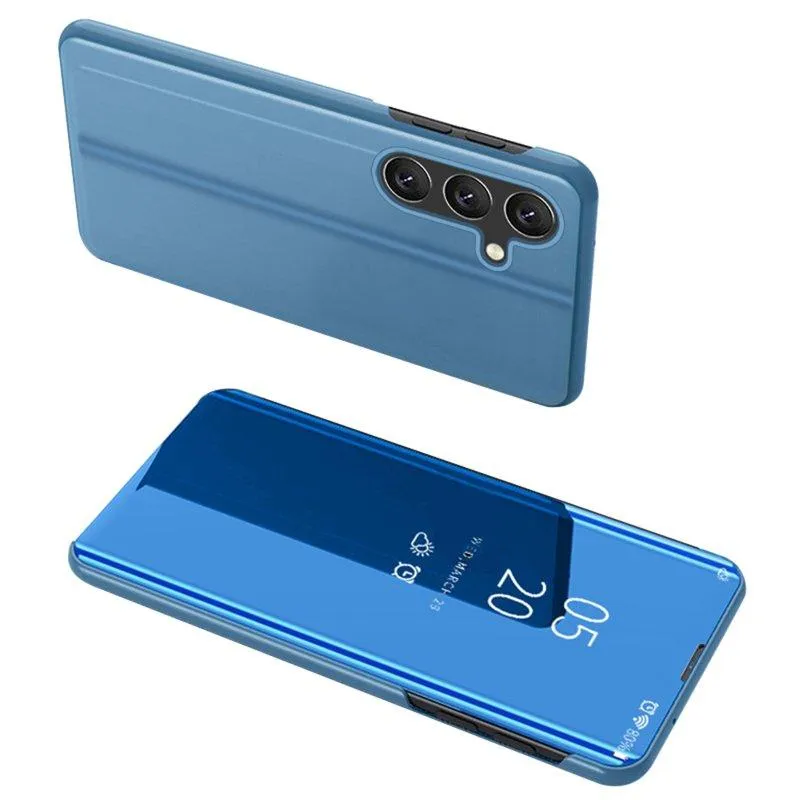 Mobilfodral för Samsung Galaxy S26 Plus Konstläder med ställ – Blå