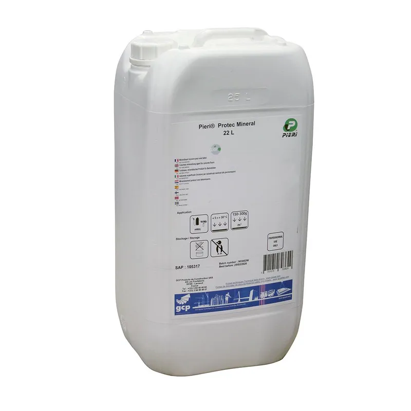 Pieri Protec Mineral Dammbindare för betonggolv, 22 liter