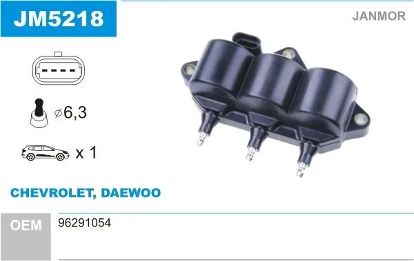 Tändspole JANMOR JM5218
