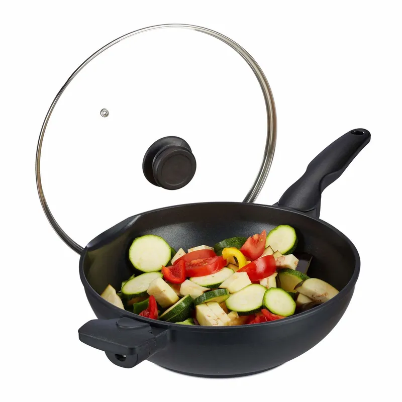 Wok med lock induktion